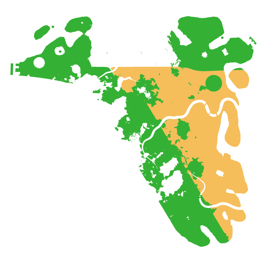 Biome Rust Map: Procedural Map, Size: 4250, Seed: 579387522