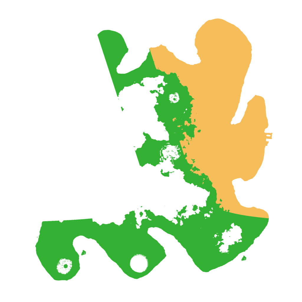 Biome Rust Map: Procedural Map, Size: 3000, Seed: 1847527224