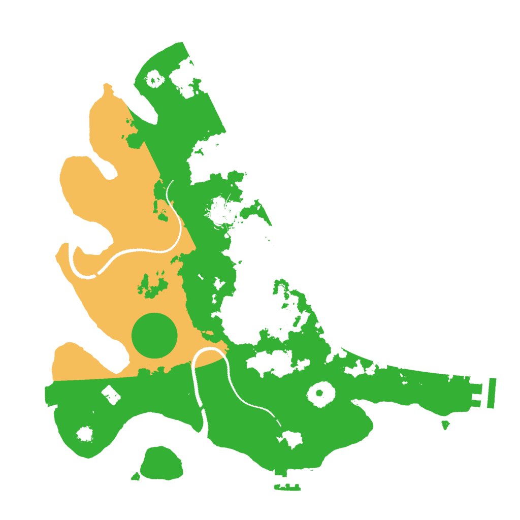 Biome Rust Map: Procedural Map, Size: 3000, Seed: 1395