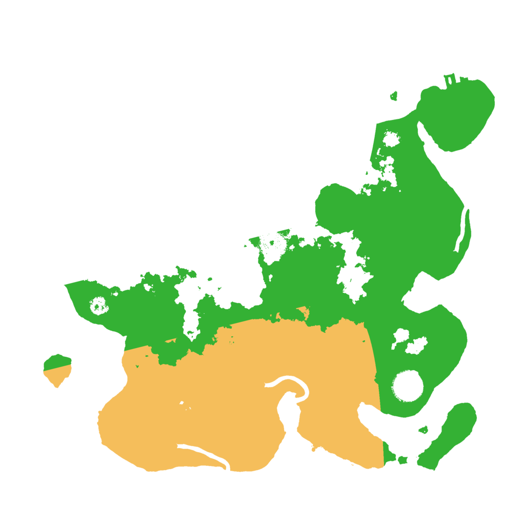 Biome Rust Map: Procedural Map, Size: 3000, Seed: 447799