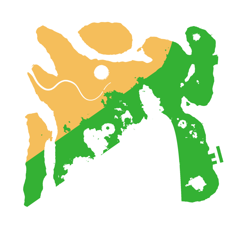 Biome Rust Map: Procedural Map, Size: 3000, Seed: 19738
