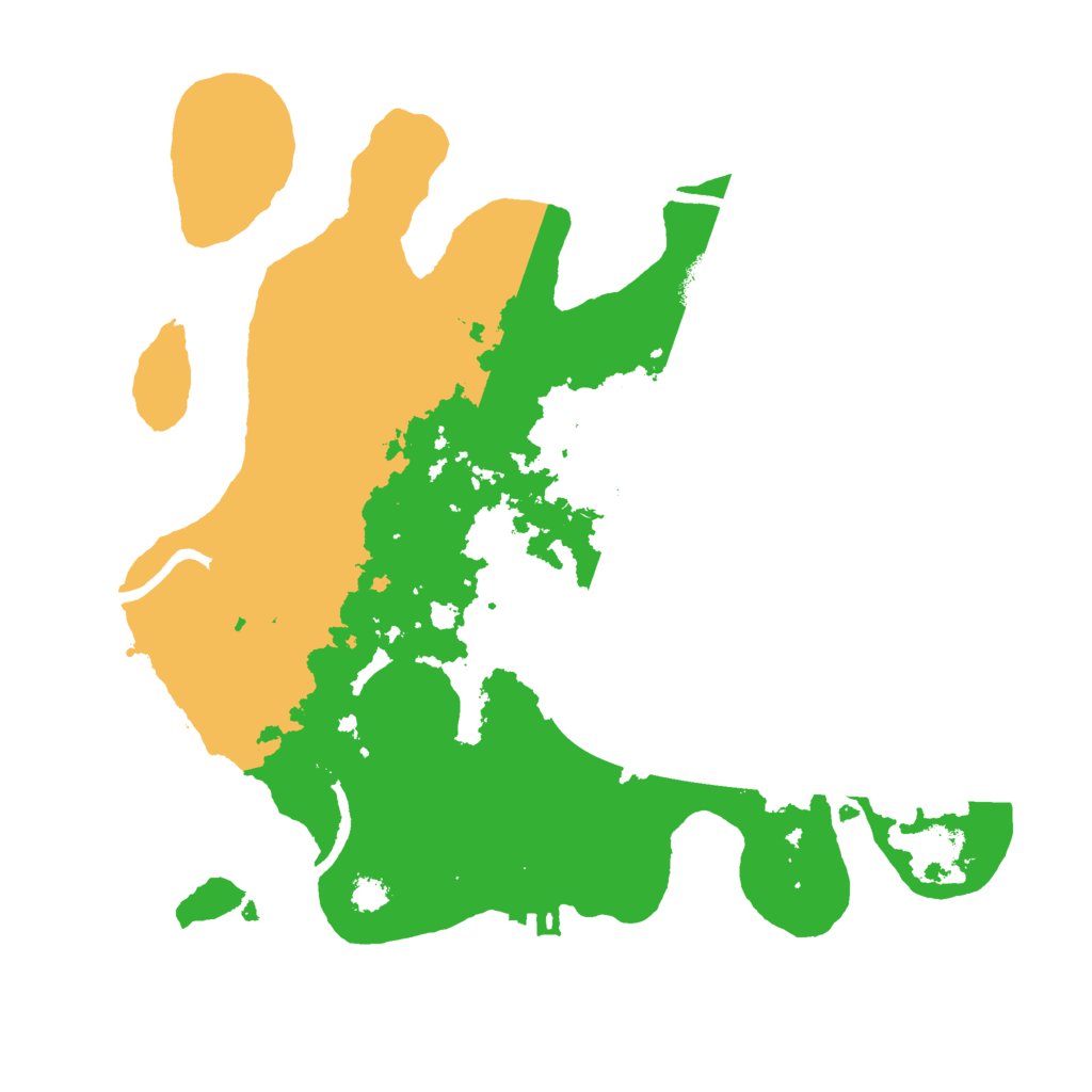 Biome Rust Map: Procedural Map, Size: 2800, Seed: 437456363