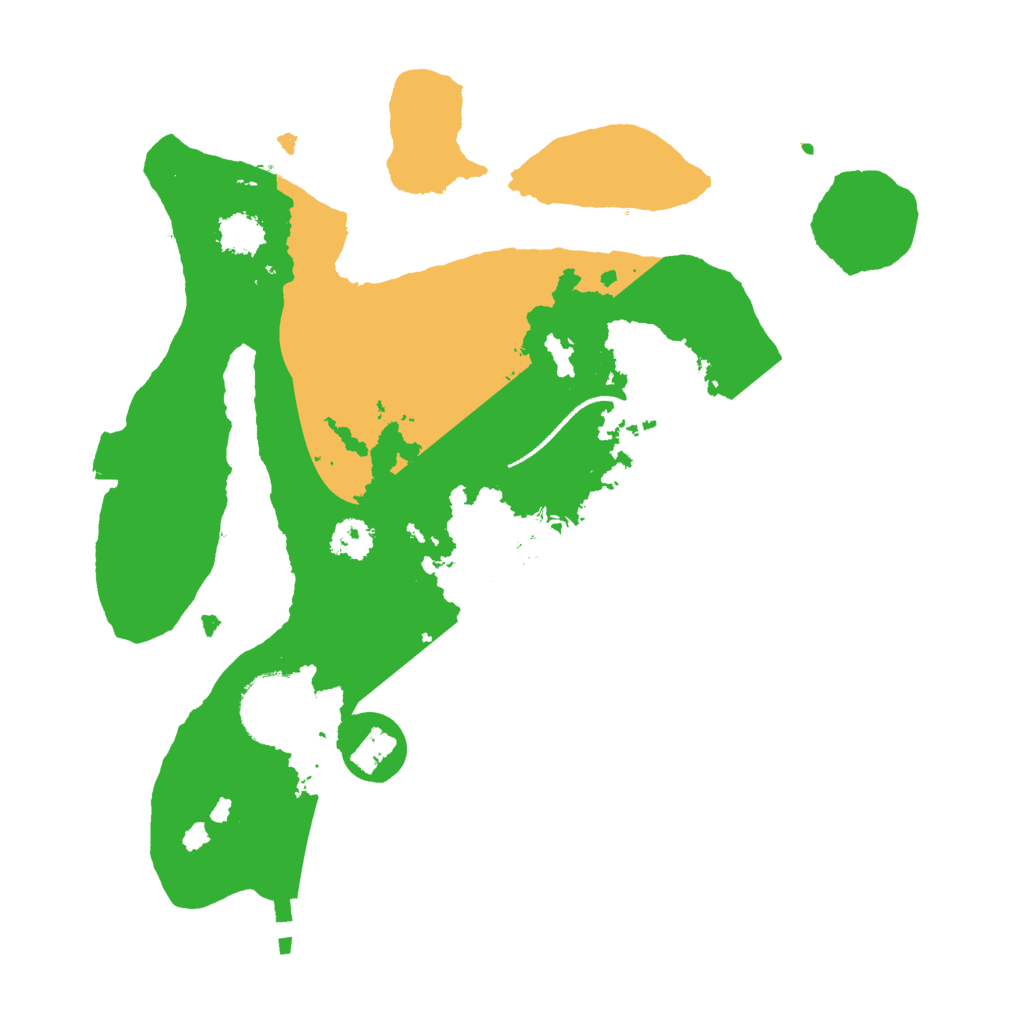 Biome Rust Map: Procedural Map, Size: 2500, Seed: 813208562