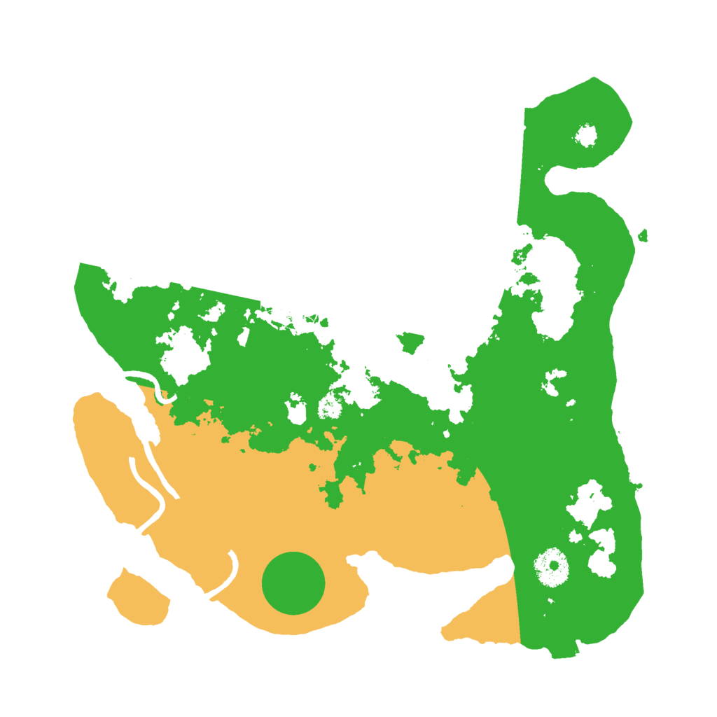 Biome Rust Map: Procedural Map, Size: 3000, Seed: 1238921381