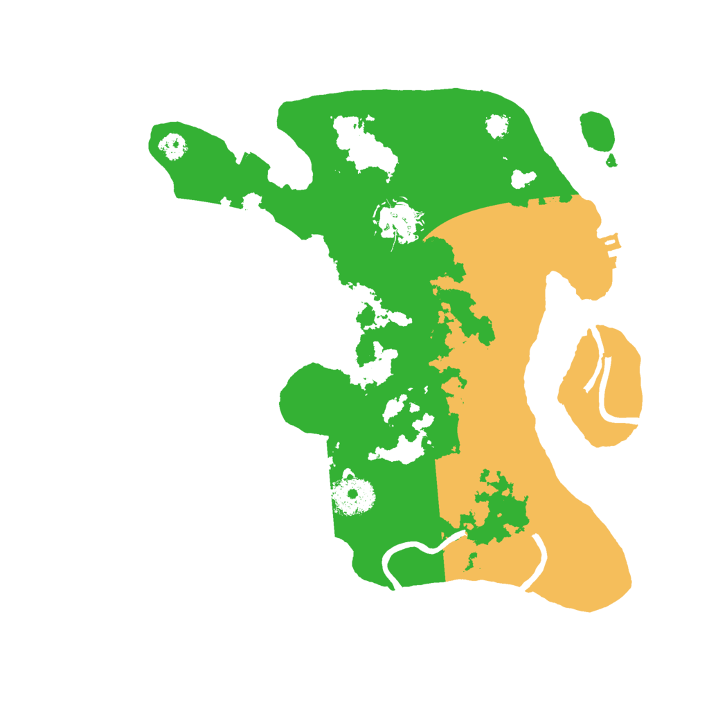 Biome Rust Map: Procedural Map, Size: 2800, Seed: 768556237