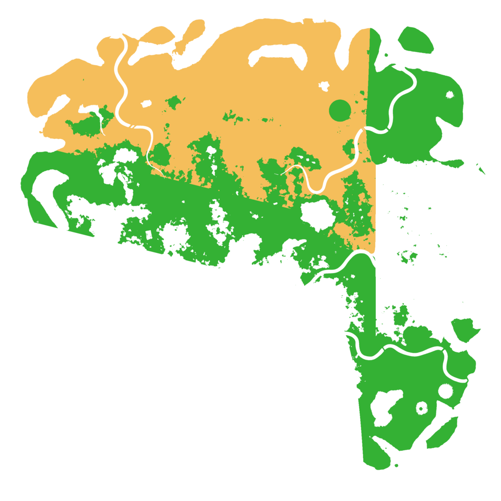 Biome Rust Map: Procedural Map, Size: 6000, Seed: 12376050