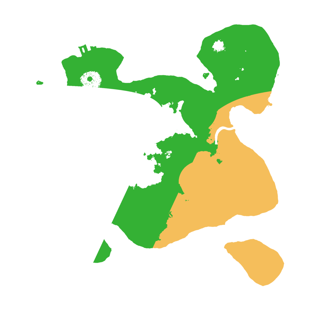 Biome Rust Map: Procedural Map, Size: 2500, Seed: 890747254