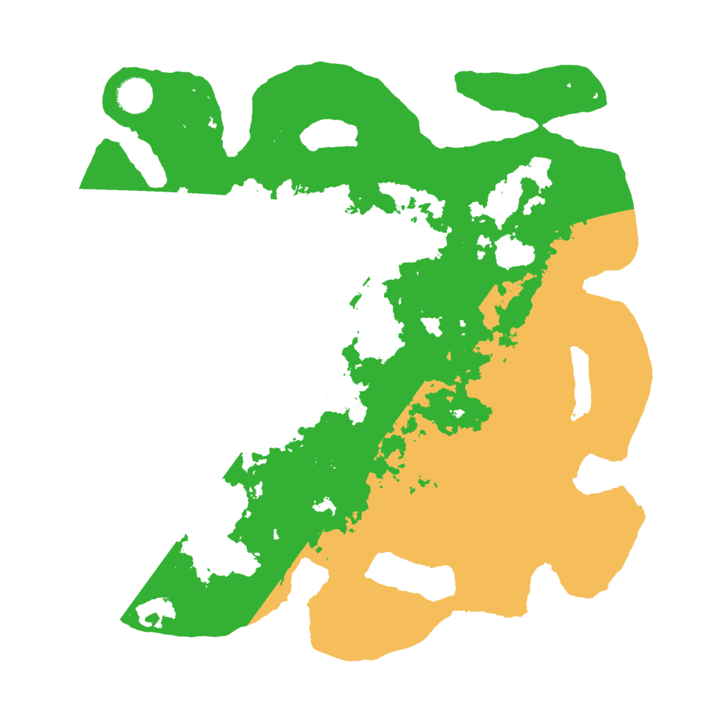 Biome Rust Map: Barren, Size: 3500, Seed: 1086004988