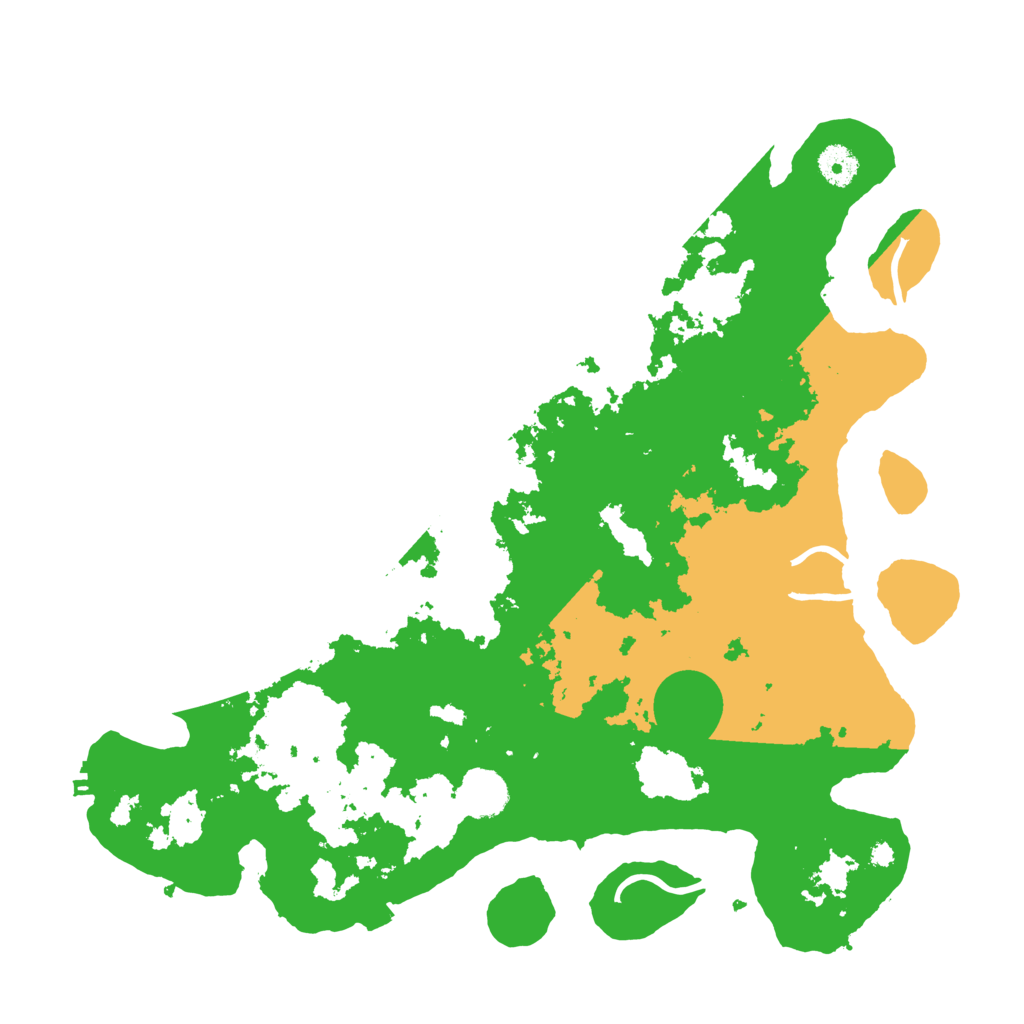 Biome Rust Map: Procedural Map, Size: 3900, Seed: 205492303