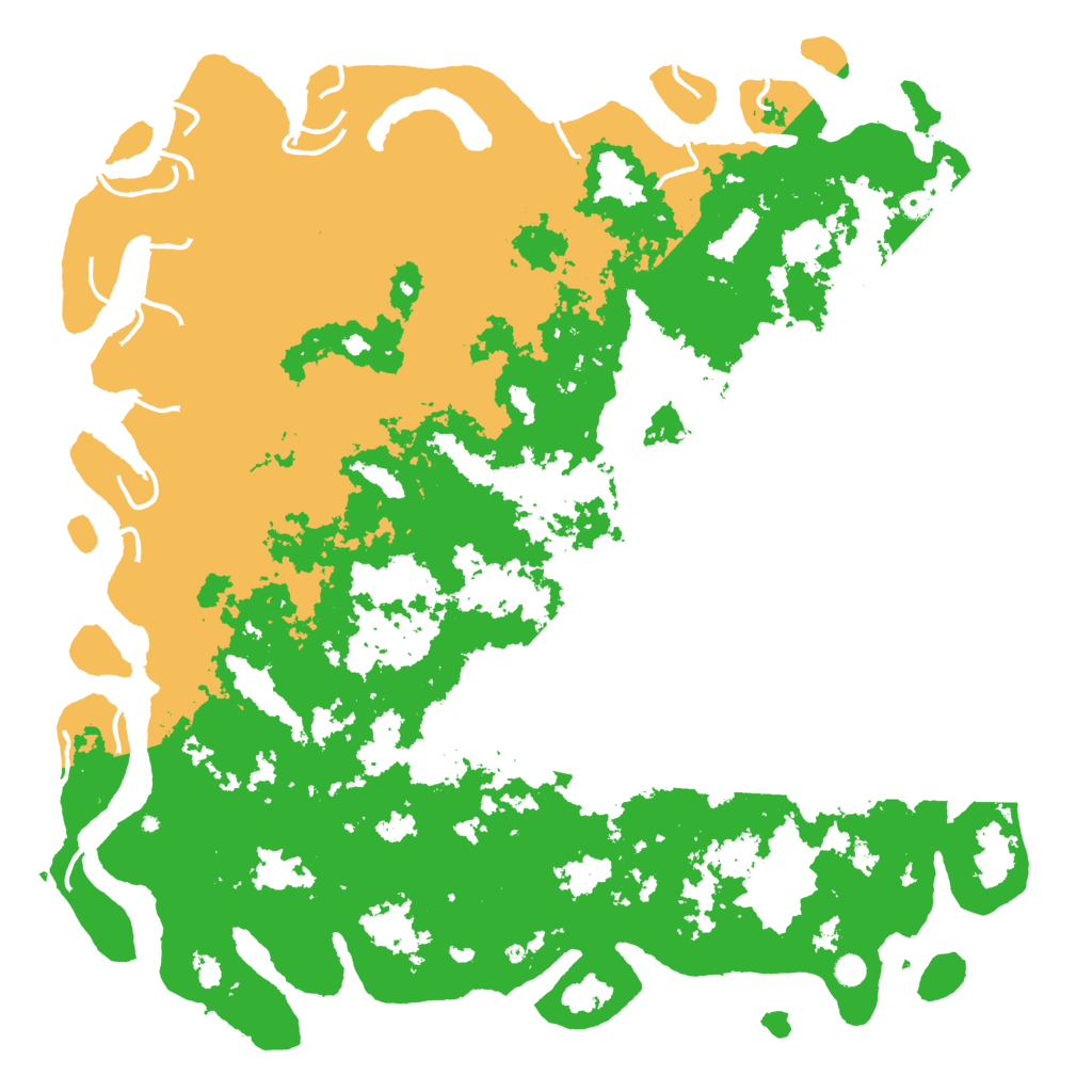 Biome Rust Map: Procedural Map, Size: 6000, Seed: 1325330883