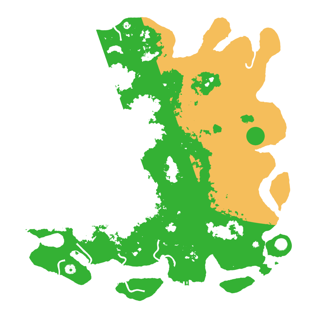 Biome Rust Map: Procedural Map, Size: 4500, Seed: 140392033