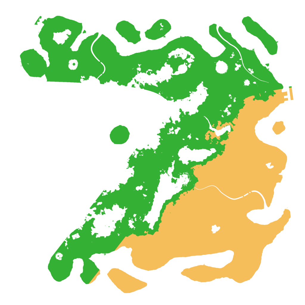 Biome Rust Map: Procedural Map, Size: 4500, Seed: 450485288