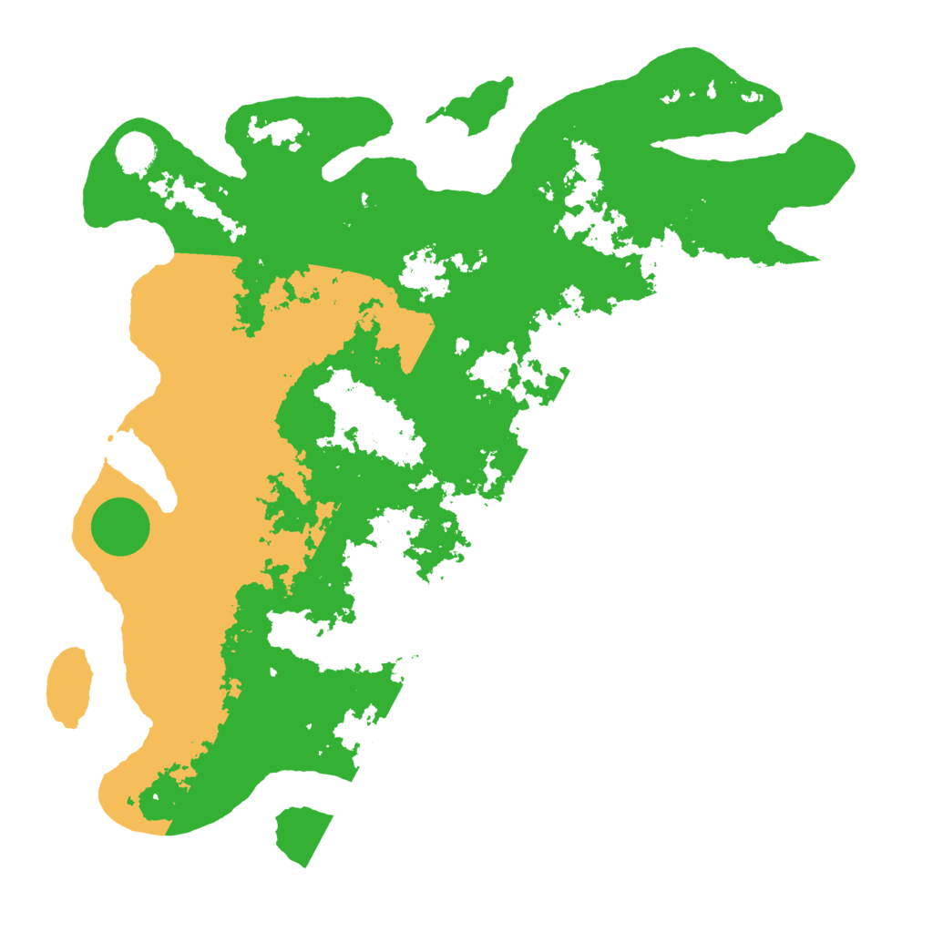 Biome Rust Map: Barren, Size: 4200, Seed: 4200