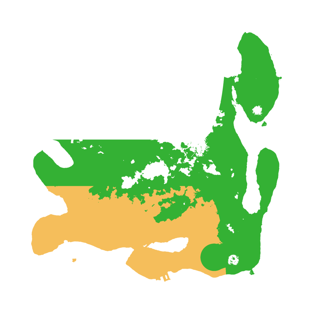 Biome Rust Map: Procedural Map, Size: 3000, Seed: 83594515