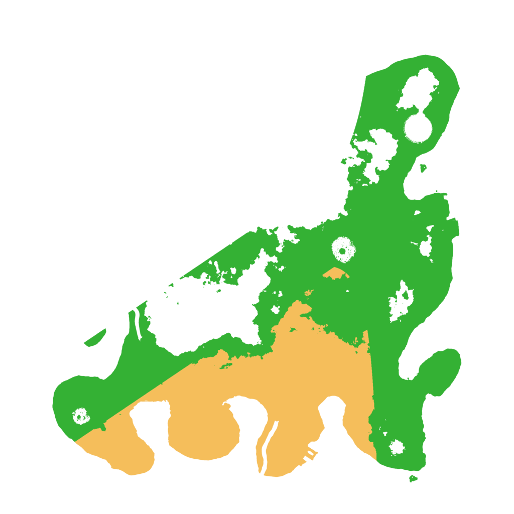 Biome Rust Map: Procedural Map, Size: 3250, Seed: 6539