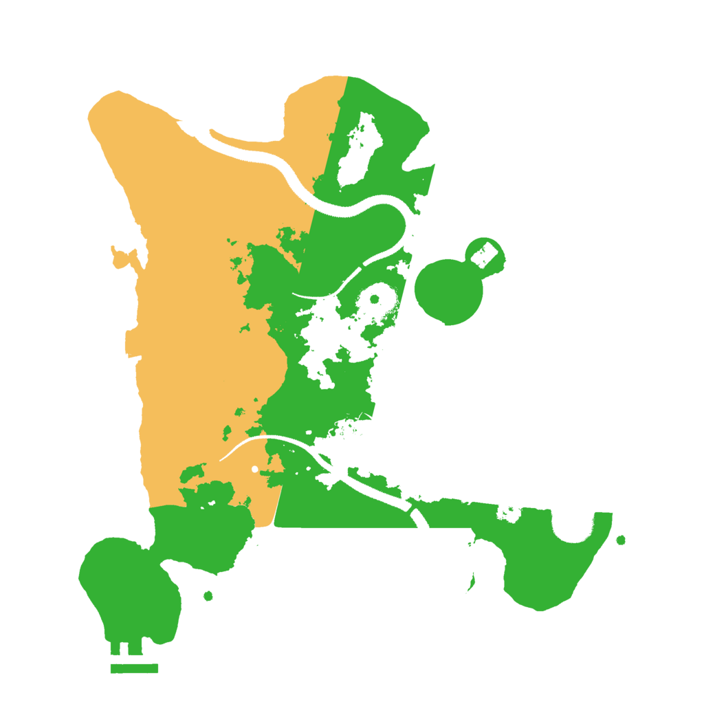 Biome Rust Map: Procedural Map, Size: 3000, Seed: 1962