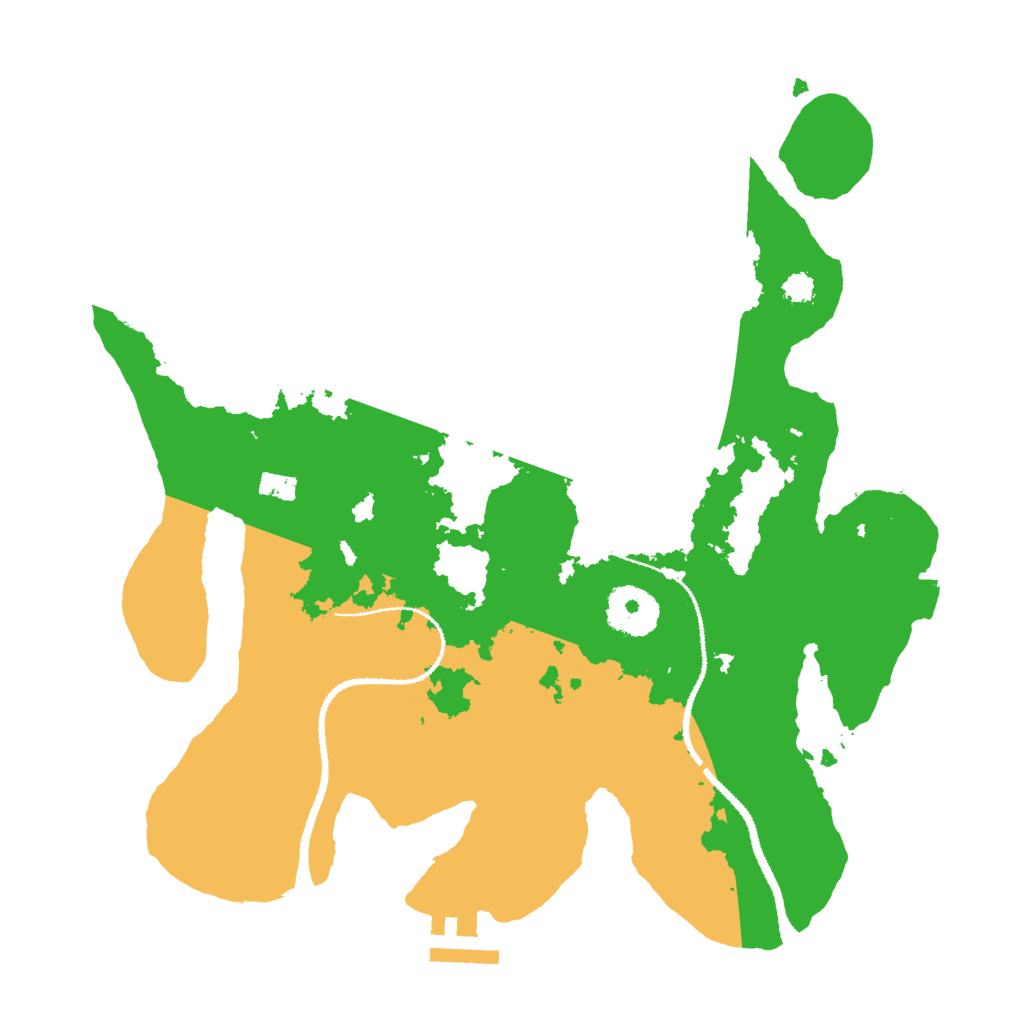 Biome Rust Map: Procedural Map, Size: 3000, Seed: 48876329