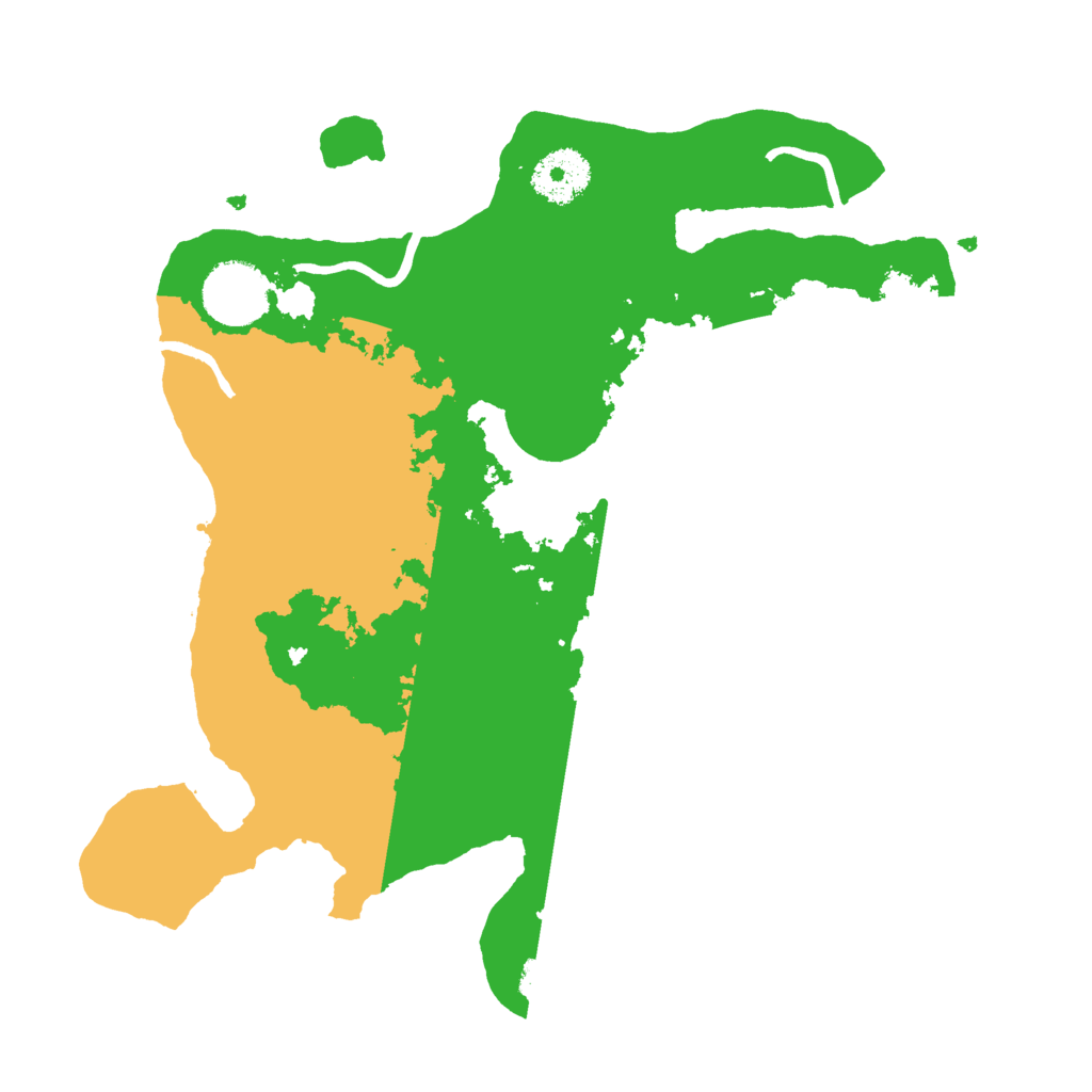 Biome Rust Map: Procedural Map, Size: 3000, Seed: 22303