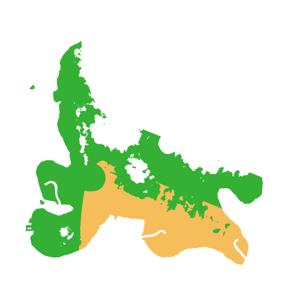 Biome Rust Map: Procedural Map, Size: 3000, Seed: 10002000