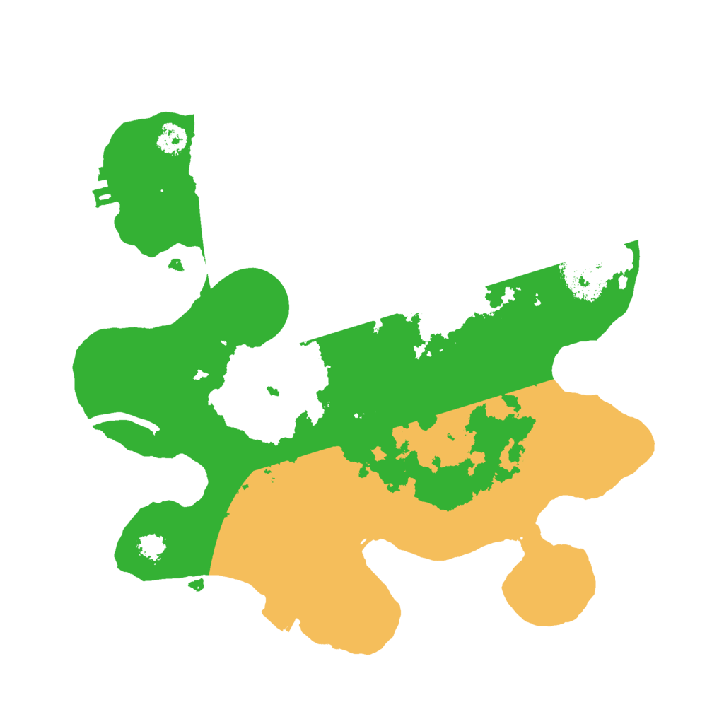 Biome Rust Map: Procedural Map, Size: 2500, Seed: 127671262