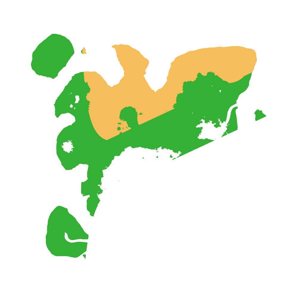 Biome Rust Map: Procedural Map, Size: 2500, Seed: 615651891
