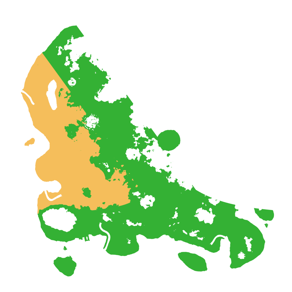 Biome Rust Map: Procedural Map, Size: 3750, Seed: 150251