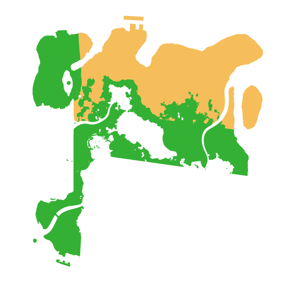 Biome Rust Map: Procedural Map, Size: 3000, Seed: 73899
