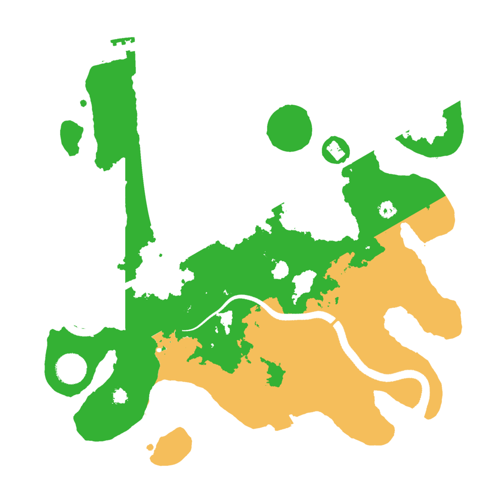 Biome Rust Map: Procedural Map, Size: 3000, Seed: 368992155
