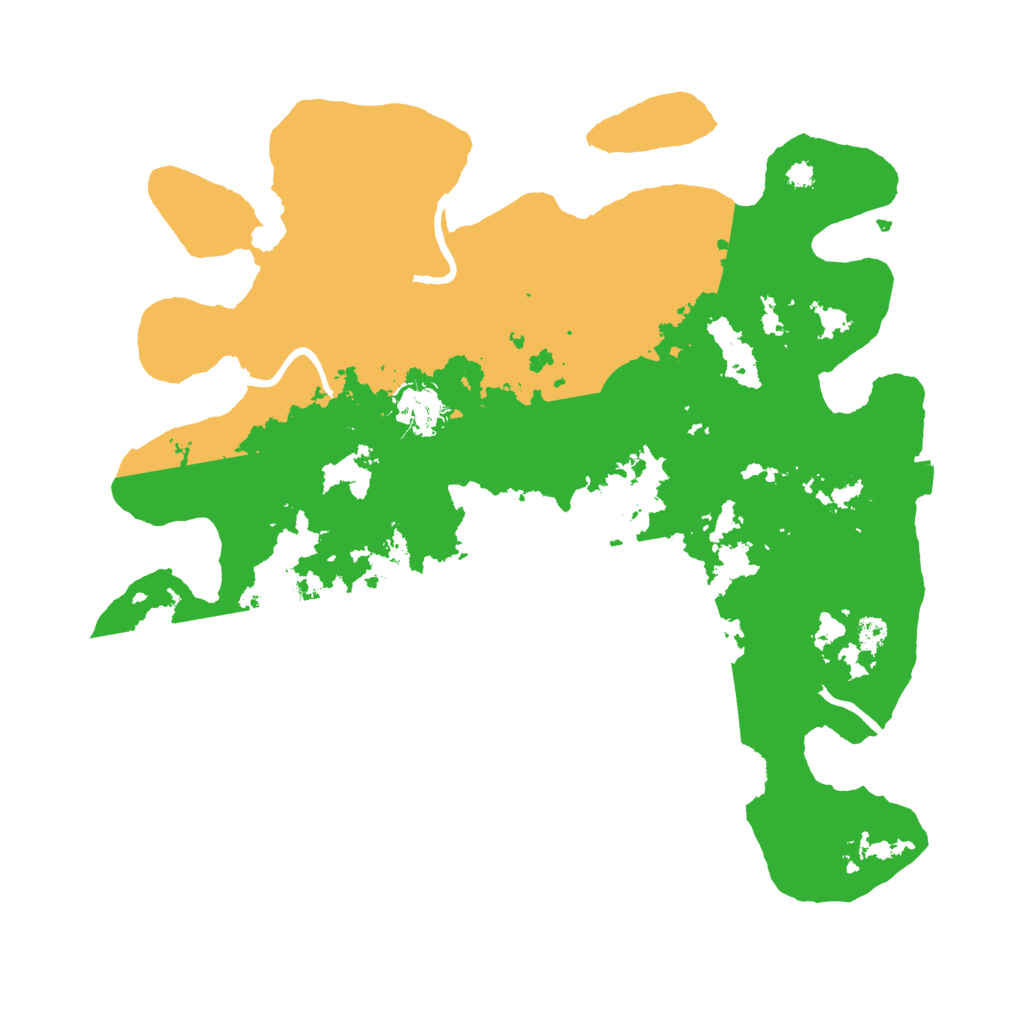 Biome Rust Map: Procedural Map, Size: 3500, Seed: 779698955