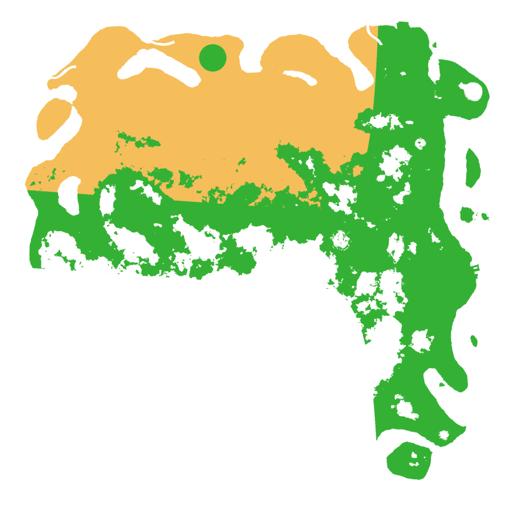 Biome Rust Map: Procedural Map, Size: 5000, Seed: 2145404690
