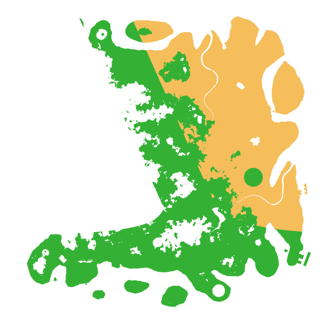 Biome Rust Map: Procedural Map, Size: 4500, Seed: 915943590