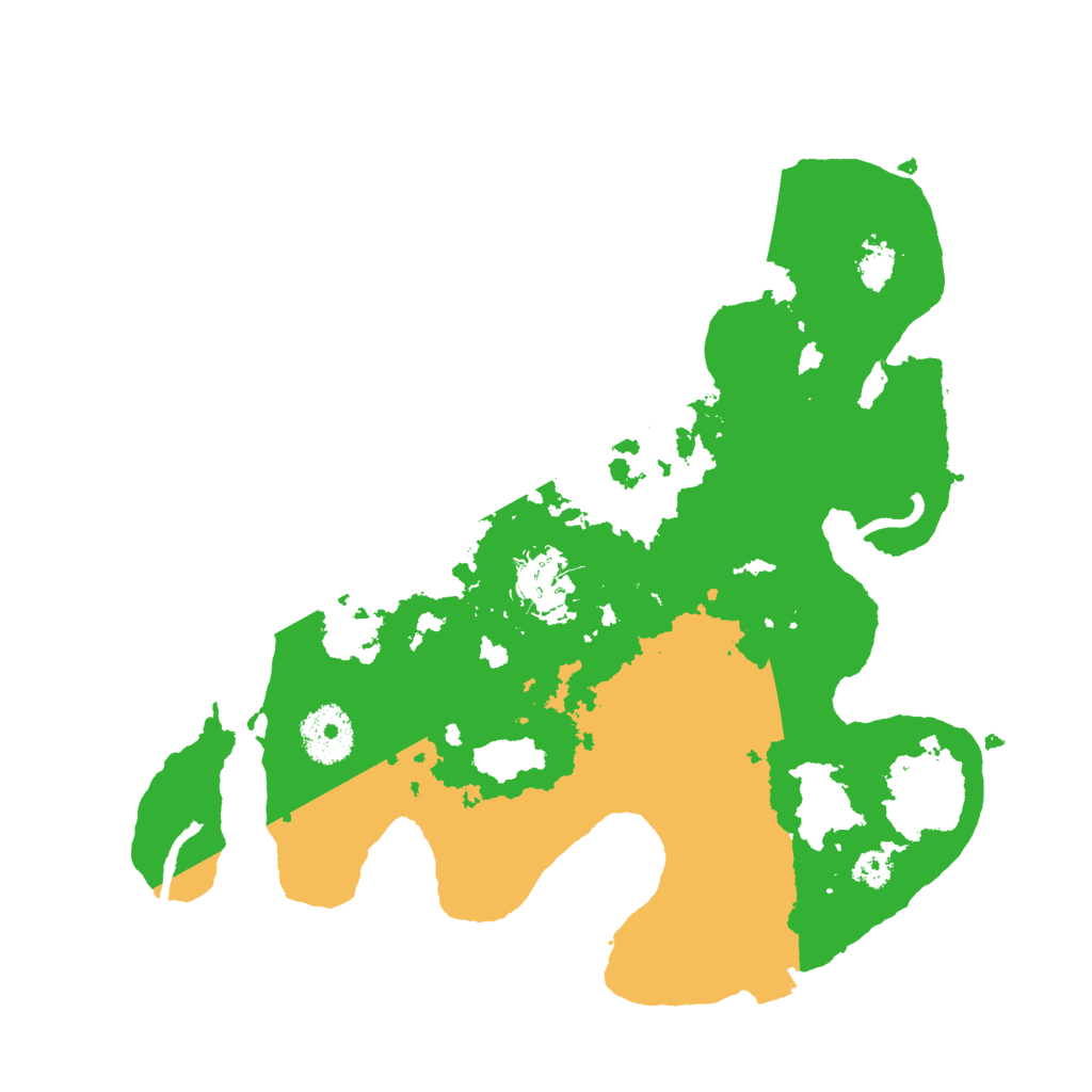 Biome Rust Map: Procedural Map, Size: 3000, Seed: 4751