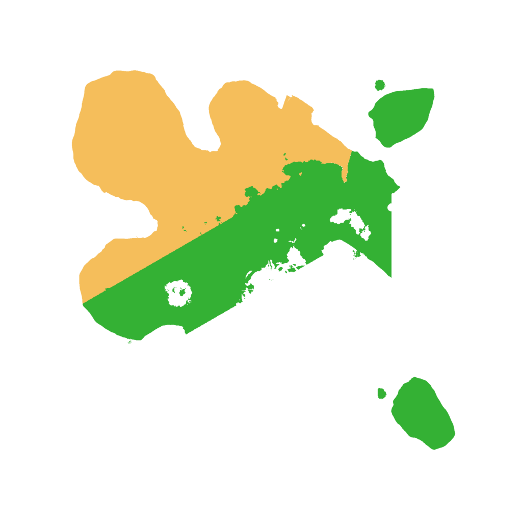 Biome Rust Map: Procedural Map, Size: 2000, Seed: 1220355126