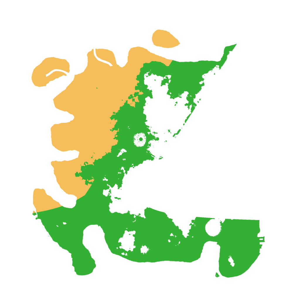 Biome Rust Map: Procedural Map, Size: 3350, Seed: 33453654