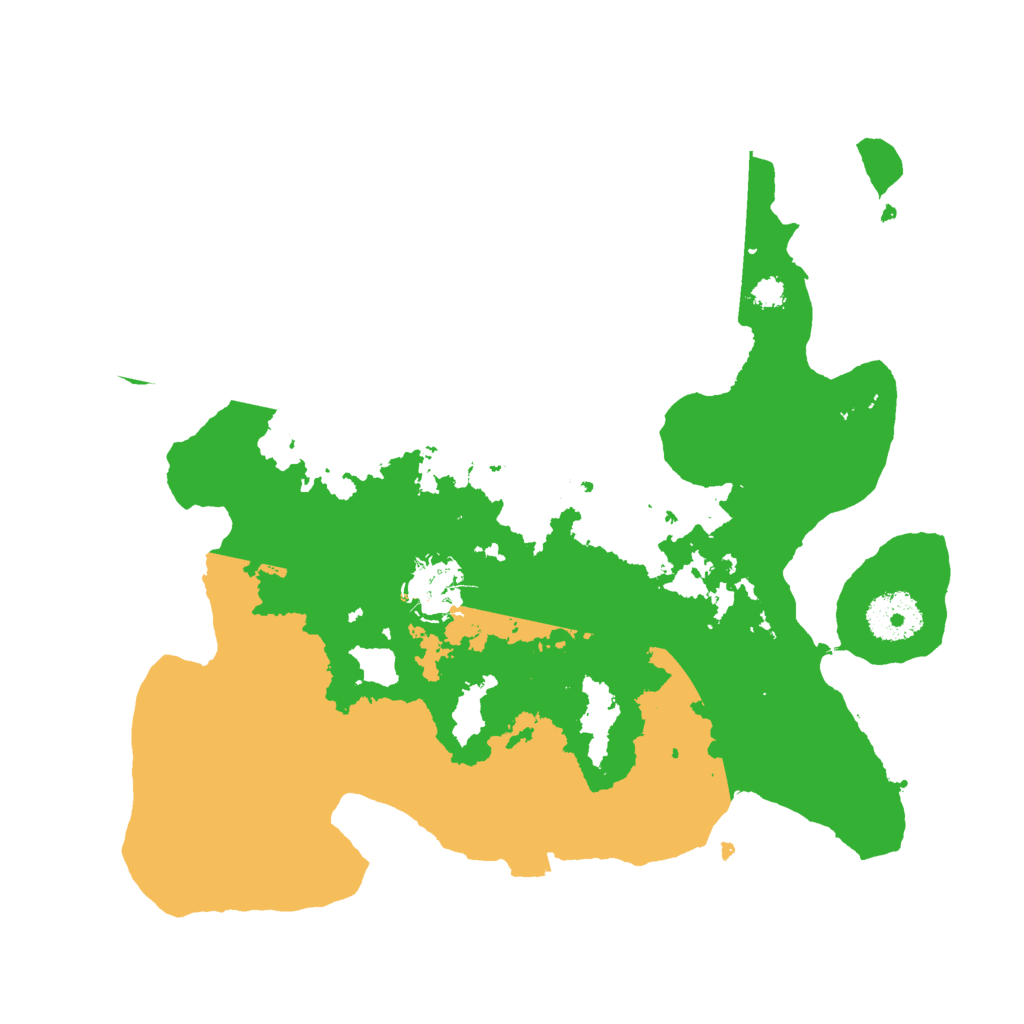 Biome Rust Map: Procedural Map, Size: 3000, Seed: 99158