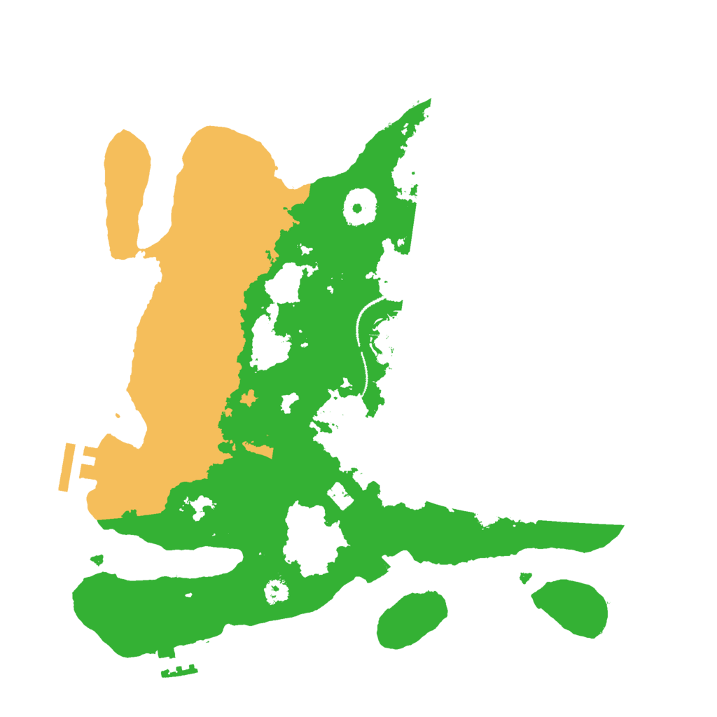 Biome Rust Map: Procedural Map, Size: 3000, Seed: 6243708