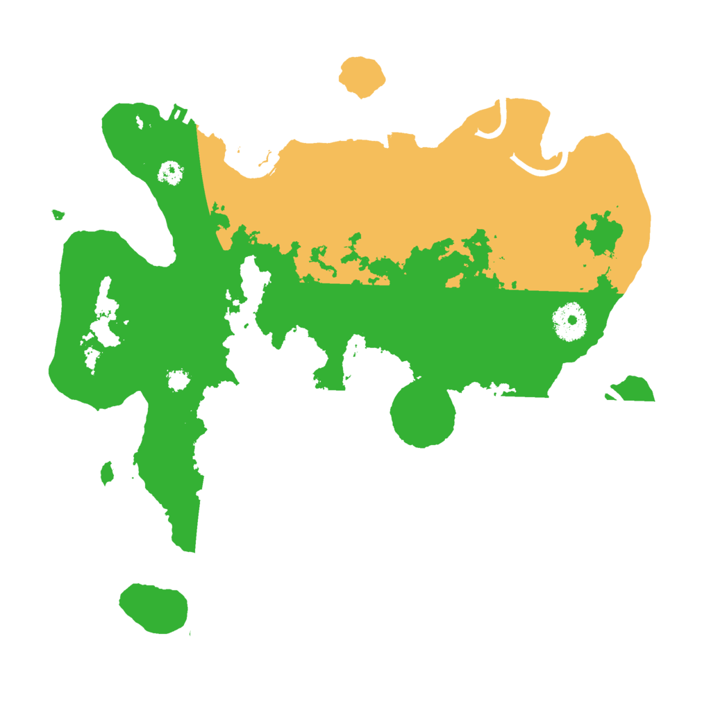 Biome Rust Map: Procedural Map, Size: 3000, Seed: 224205003