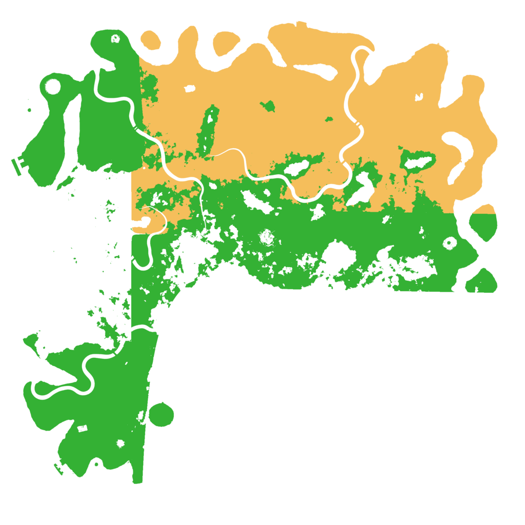 Biome Rust Map: Procedural Map, Size: 6000, Seed: 409190656