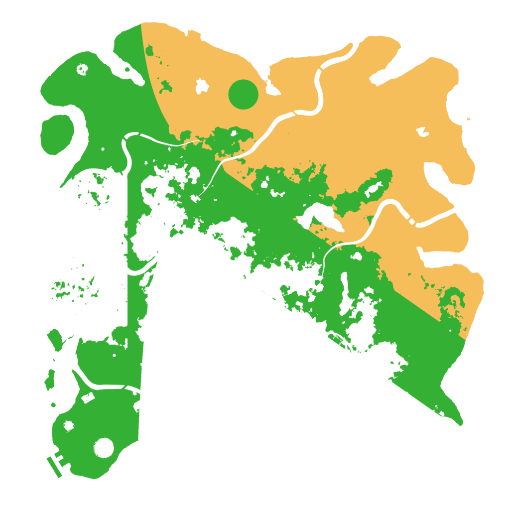 Biome Rust Map: Procedural Map, Size: 4500, Seed: 1519884716