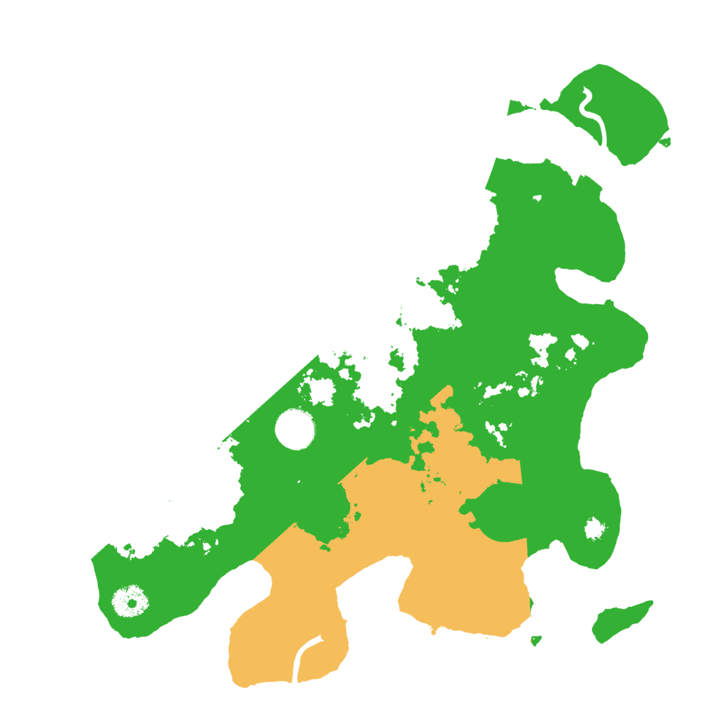 Biome Rust Map: Procedural Map, Size: 3250, Seed: 1120512579