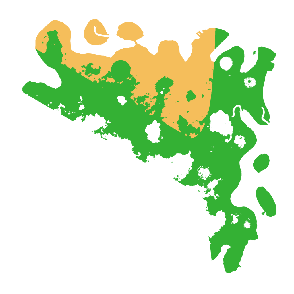 Biome Rust Map: Procedural Map, Size: 4000, Seed: 53590317
