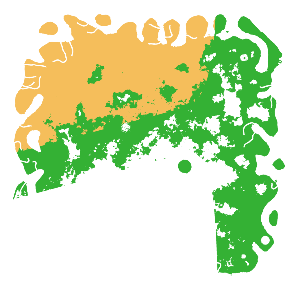 Biome Rust Map: Procedural Map, Size: 6000, Seed: 243384481