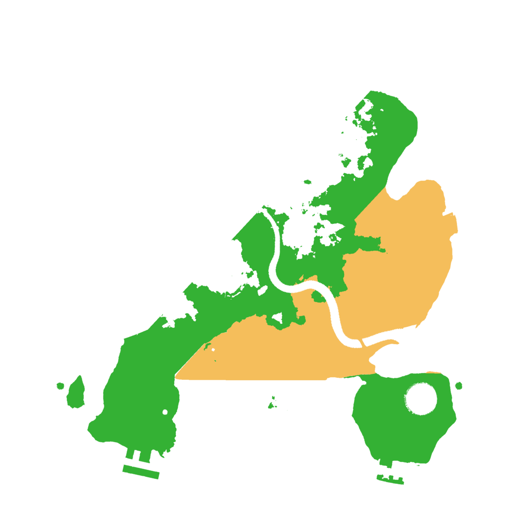 Biome Rust Map: Procedural Map, Size: 2800, Seed: 397864944