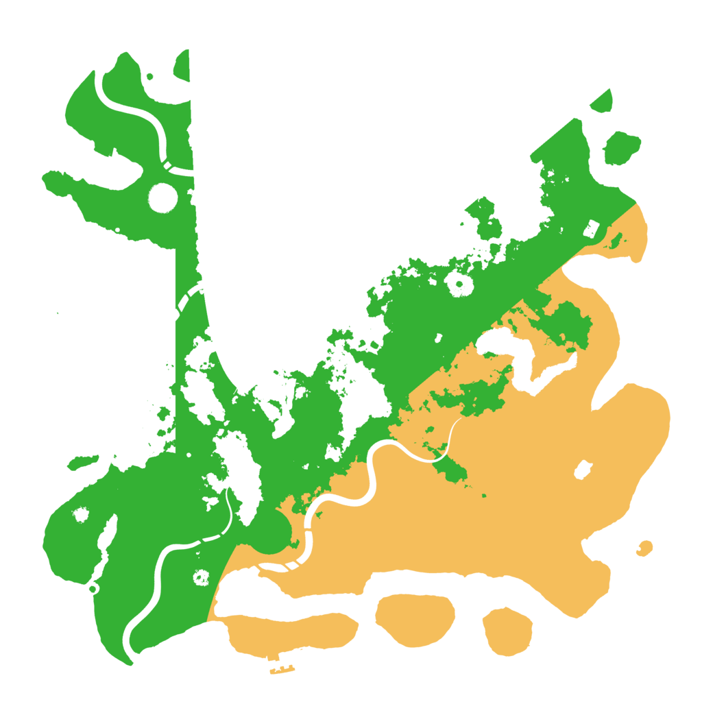 Biome Rust Map: Procedural Map, Size: 4300, Seed: 3600