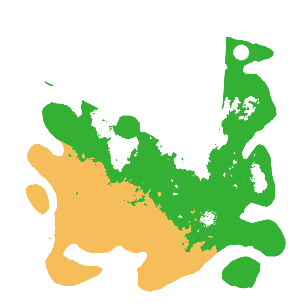 Biome Rust Map: Barren, Size: 3500, Seed: 70220411