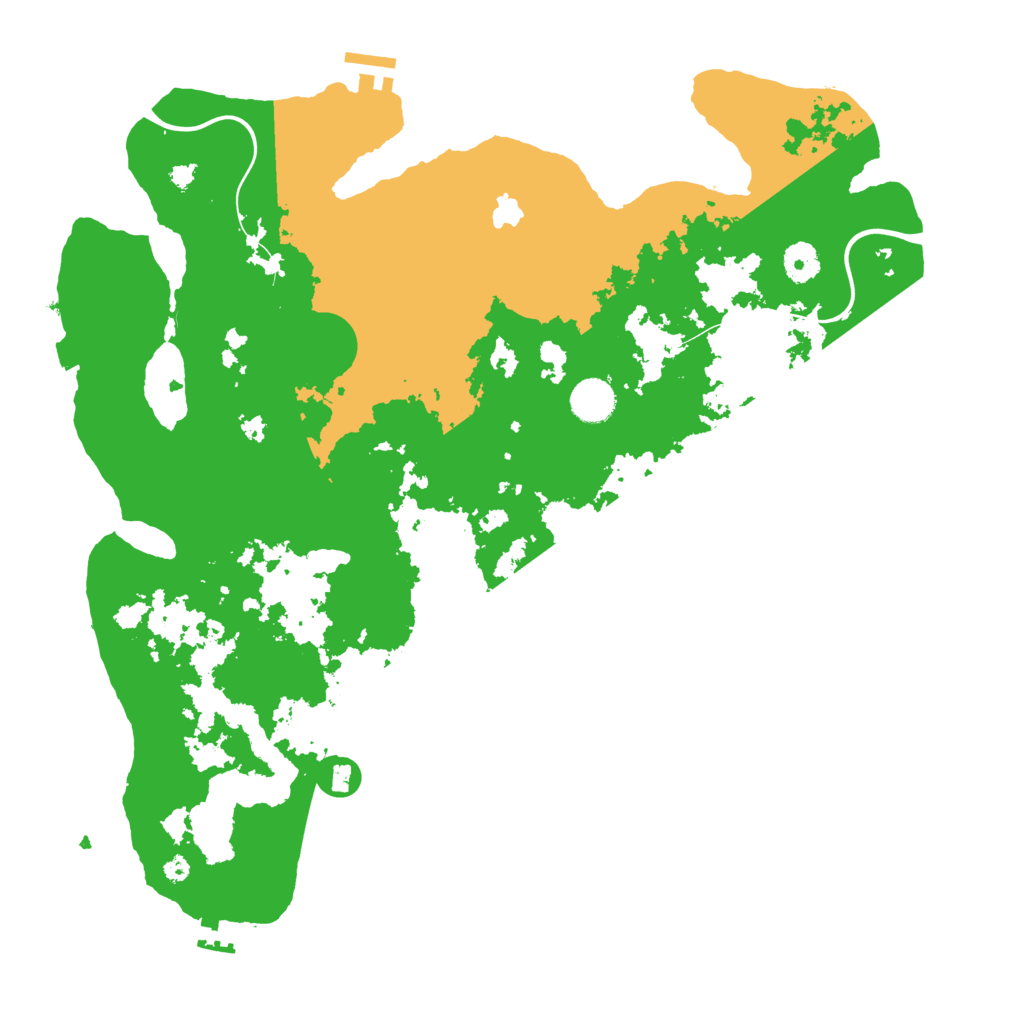 Biome Rust Map: Procedural Map, Size: 4050, Seed: 634628224