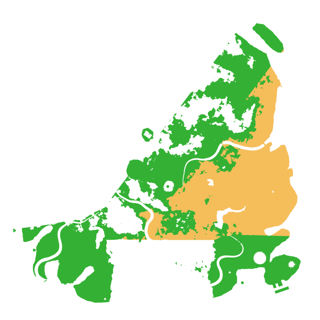 Biome Rust Map: Procedural Map, Size: 4500, Seed: 123654987