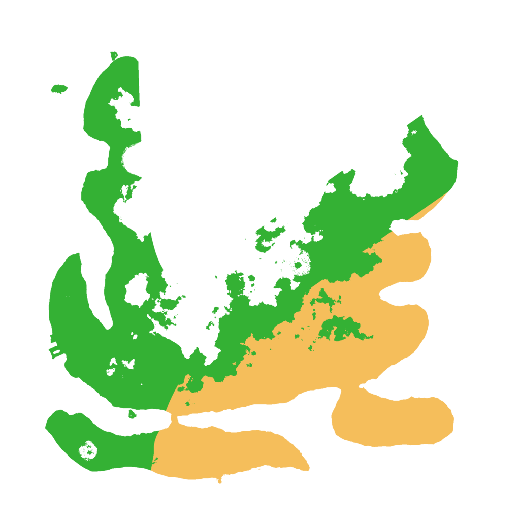 Biome Rust Map: Procedural Map, Size: 3000, Seed: 76734