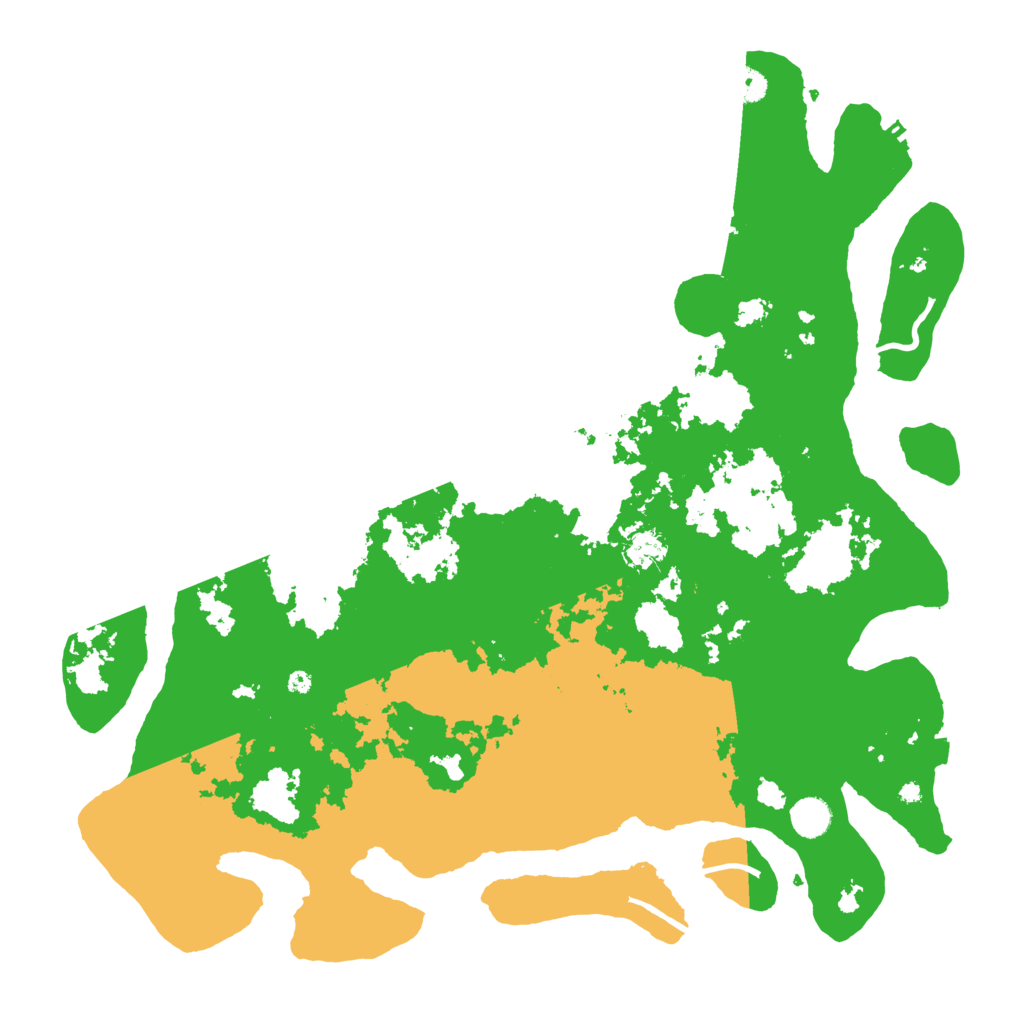 Biome Rust Map: Procedural Map, Size: 4500, Seed: 1539055211