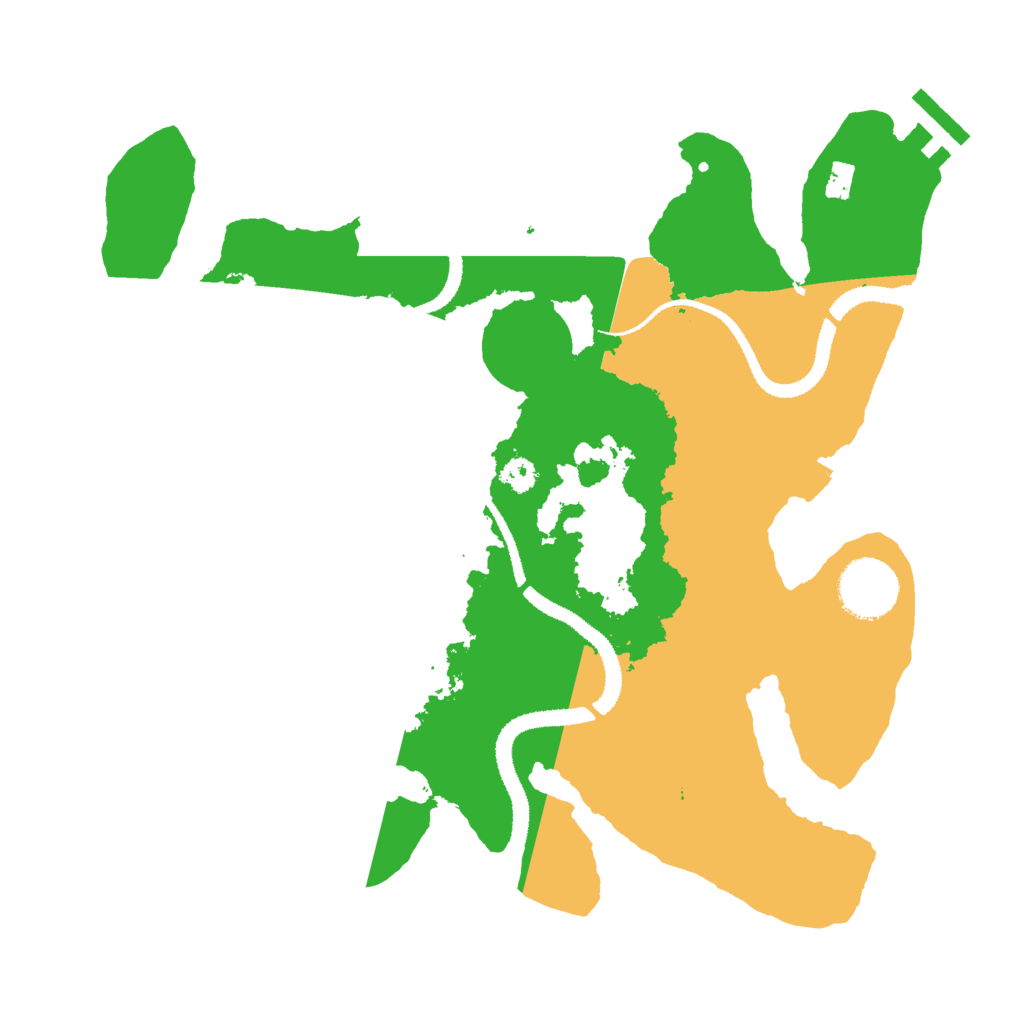 Biome Rust Map: Procedural Map, Size: 3000, Seed: 73269